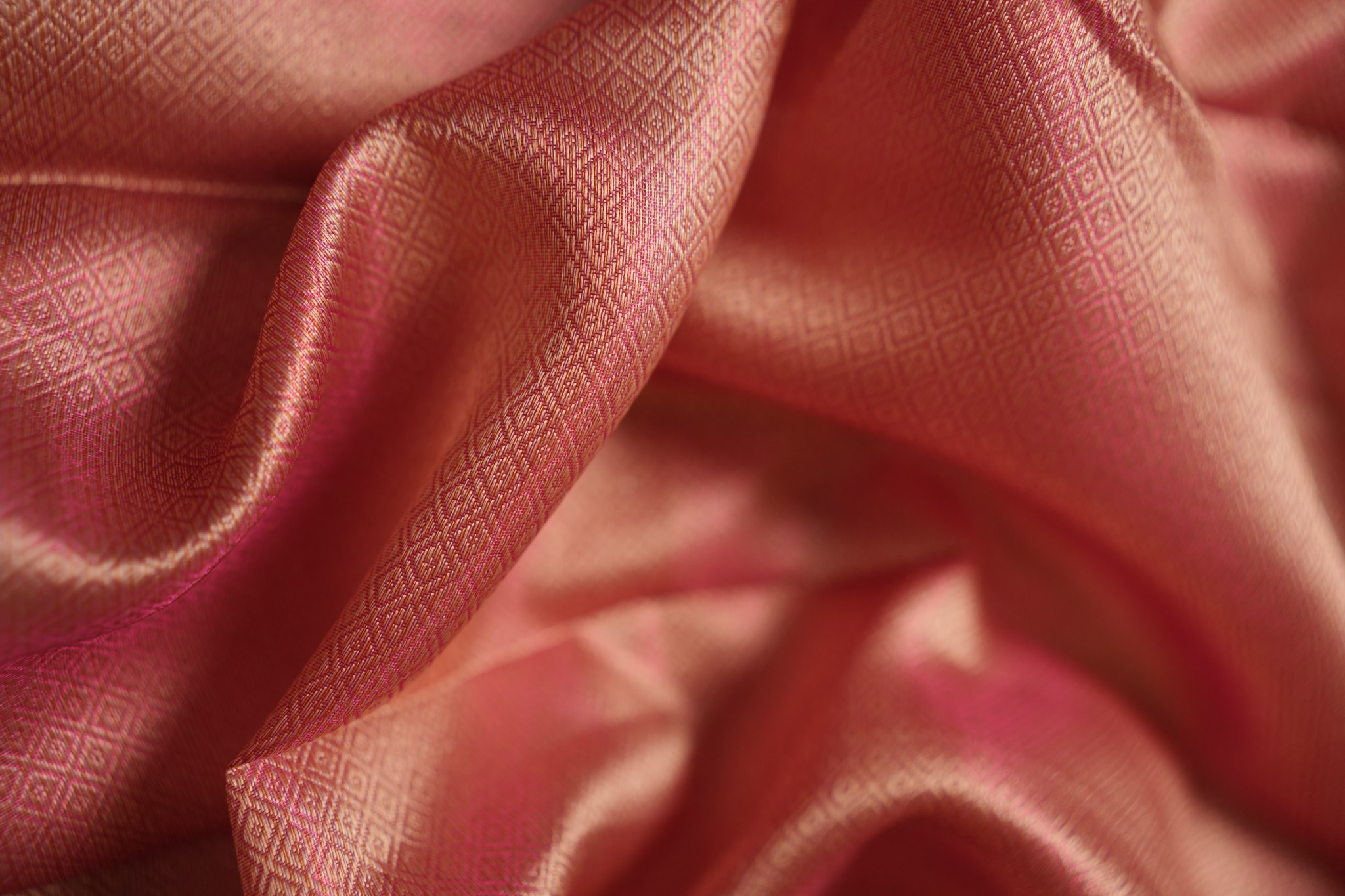 Soft katan silk - Detail Fabric View